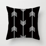 Stylish Black and White Decorative Pillowcases