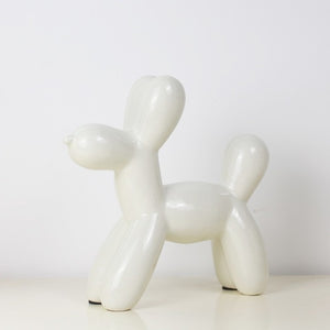Modern Ceramic Balloon Dog Figurines